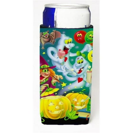

Witch Party with the Ghosts Halloween Michelob Ultra Can coolers for Slim Cans