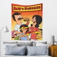 thumbnail image 4 of Bob'S Burgers Tapestry Anime Poster Wall Hanging Art Decor For Living Room Bedroom Dorm Apartments Party Supplies Gifts 59x59 Inch, 4 of 7