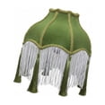 thumbnail image 4 of Pantalla de Lámpara Clásica Victoriana Terciopelo Campana Flecos Borlas Funda Pequeño Reemplazo Lámpara Decorativa Adecuada para Hoteles Dormitorios S, 4 of 9