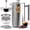 Silver, variant on Utopia Kitchen 304 Grade Stainless Steel French Press Coffee Maker 32 Oz, Double Wall Insulated Coffee Press with 4-Level Filtration system, Include 2 Extra Filters, Rust-Free, Silver