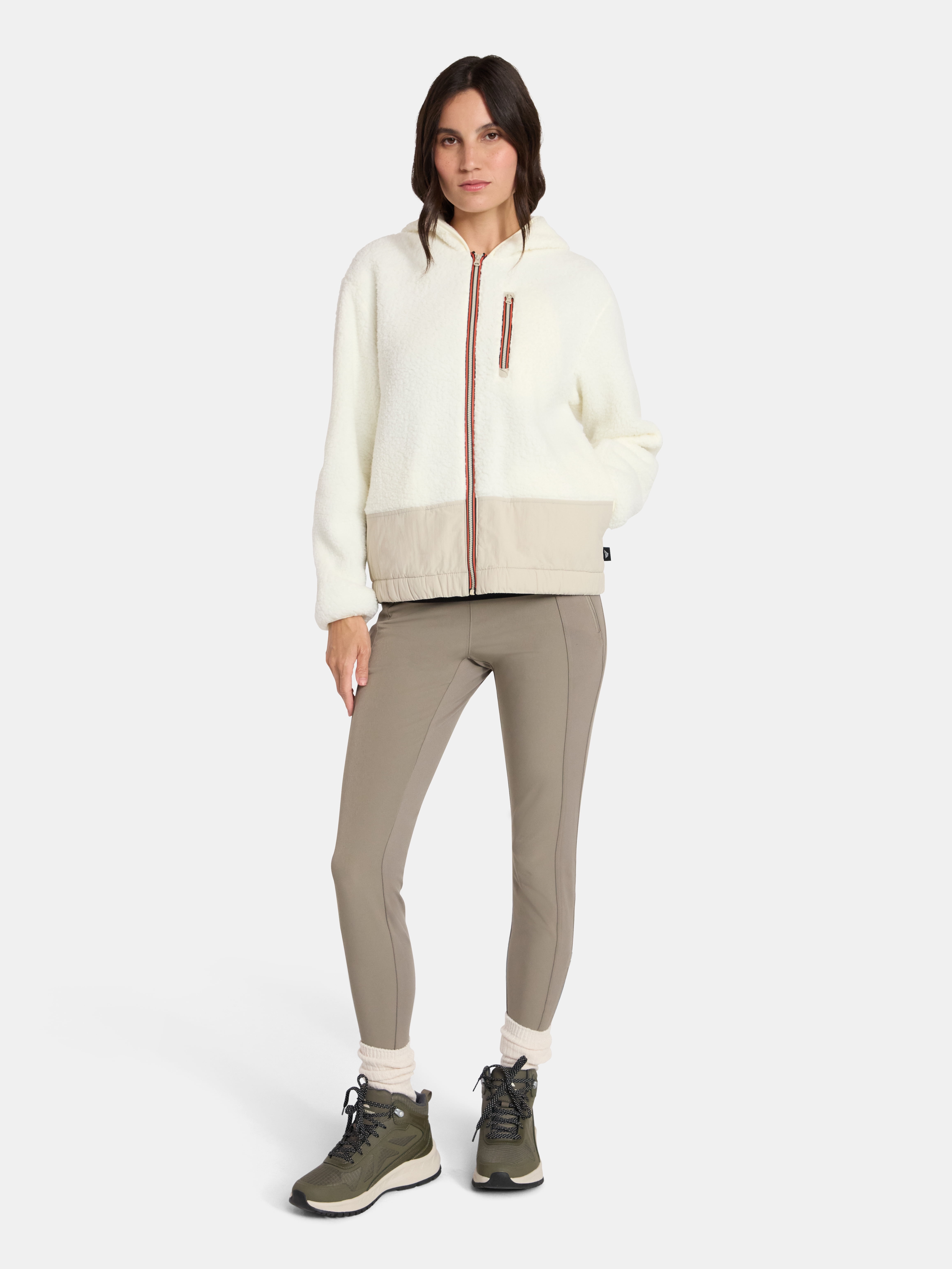 Ozark Trail Women's and Women's Plus Hooded Fleece Jacket, Sizes XS-2X