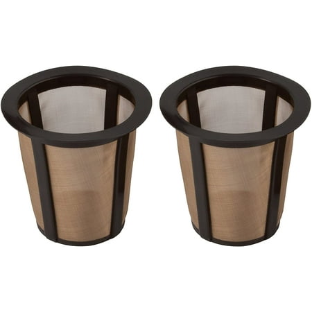 HIC Gold Tone Reusable Coffee Filter, 1-Cup
