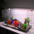 thumbnail image 2 of Unique Bargains 2 Pcs Aquarium Plants Decorations Artificial Aquatic Plant Red 3.94", 2 of 7