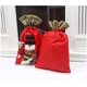 thumbnail image 4 of 1 bolsa de regalo con cordón de Navidad, bolsa de regalo grande de arpillera para muñeca estéreo, bolsa de almacenamiento de regalo (Santa Claus) Fokelyi ZYY-2707, 4 of 5