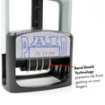 thumbnail image 3 of 2000 PLUS Heavy Duty Style 2-Color Date Stamp with DEPOSITED self inking stamp - Black Ink, 3 of 5