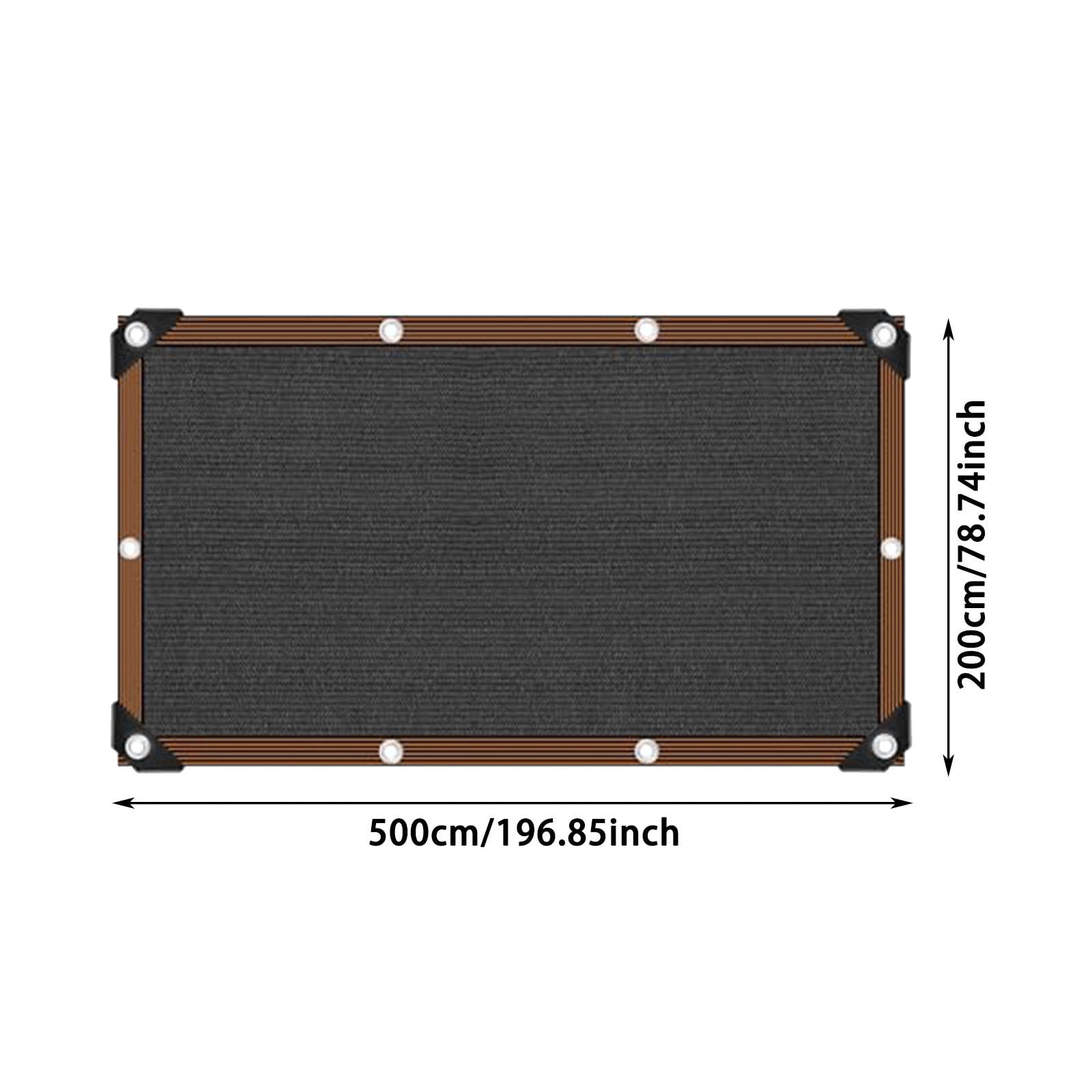 Black Mesh Sunshade Cloth 90% Shade Rate With Metal Eyelets, Durable Outdoor Shade Fabric For Garden Greenhouse, Pergola Barn Terrace And Courtyard Sun Protection Covering D - One Size