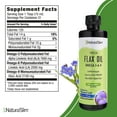 thumbnail image 5 of NaturalSlim Flaxseed Oil - Organic Cold-Pressed Flaxseed Oil with Omega 3 6 9, 16 fl. Oz, 5 of 6