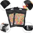 thumbnail image 2 of 100 Pack Smell Proof Odorless Bags- 5X7 Inch Resealable Mylar Bags with Clear Wi, 2 of 10