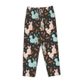 thumbnail image 4 of Balery Rabbit Is Eating Carrots print Women's Pajama Pants,Ultra Lightweight Pjs,Lounge Pant-X-Large, 4 of 9
