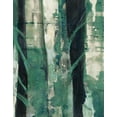 thumbnail image 2 of Hristova, Albena 26x32 White Modern Wood Framed Museum Art Print Titled - Deep Woods I Emerald Crop, 2 of 4