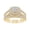 Vermeil, variant on Double Halo Bridal Ring Set for Women 1.00 Carat Round Cut Lab Grown Diamond Split Shank Engagement Wedding Rings in 14K White Gold Plated 925 Sterling Silver Jewelry Size-6.5