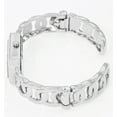 thumbnail image 3 of 27mm Montres Carlo Women's Fashion Metal Band Quartz Luxury Dress Bangle Watch (Silver), 3 of 4