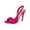Hot Pink, variant on Honeeladyy Womens High Heels Sandals Ankle Strap Open Toed Fish Mouth Velvet Stiletto Wedding Dress Pumps Shoes Christmas Gifts for Girlfriend Hot Pink Size 40