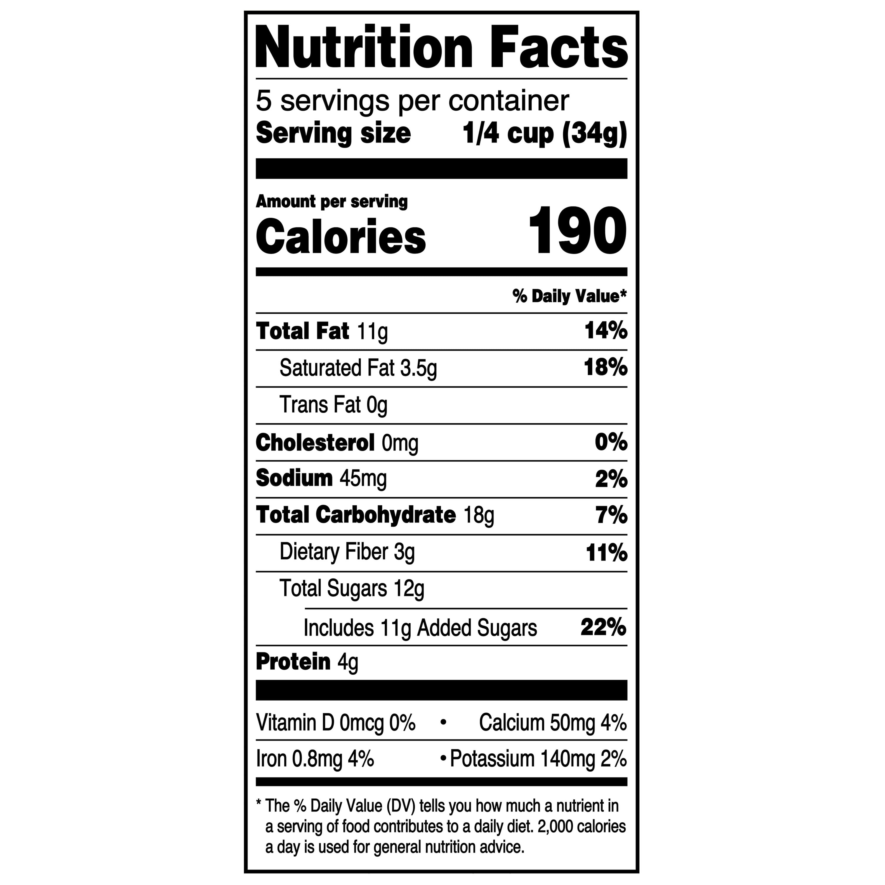 Great Value Vanilla Latte Trail Mix, 6 oz