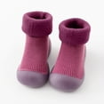 thumbnail image 2 of LUOGENLI Slippers Slippers for Girls Size 5 Kids Toddler Baby Boys Girls Solid Warm Knit Soft Sole Rubber Shoes Slipper Stocking Soft Shoes Girls Slippers Size 13-1 Big Kid 20, 2 of 3