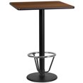 thumbnail image 2 of Flash Furniture 24" Square Laminate Top Pub Table in Mahogany, 2 of 4