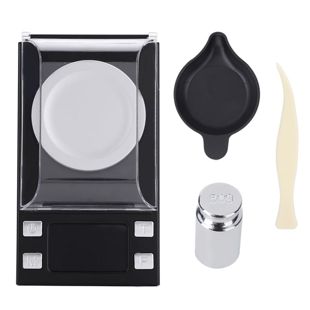 Báscula electrónica digital portátil de alta precisión para joyería, 0,001 g (100 g/0,001 g)