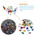 thumbnail image 3 of 100pcs Crystal Butterfly Beads Butterfly Shape Crystal Beads DIY Craft Hanging Charms, 3 of 9