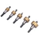 thumbnail image 1 of Juego de sierras perforadoras paquete de 5 piezas de herramientas de taladro eléctrico abridor de agujeros de acero de alta velocidad accesorios para acero hierro aleación ANGGREK  Otros, 1 of 8