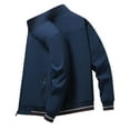 thumbnail image 4 of Vedolay Men's and Big Men's Work Office Coats Pocket Jacket Suit Dark Blue,XL, 4 of 5