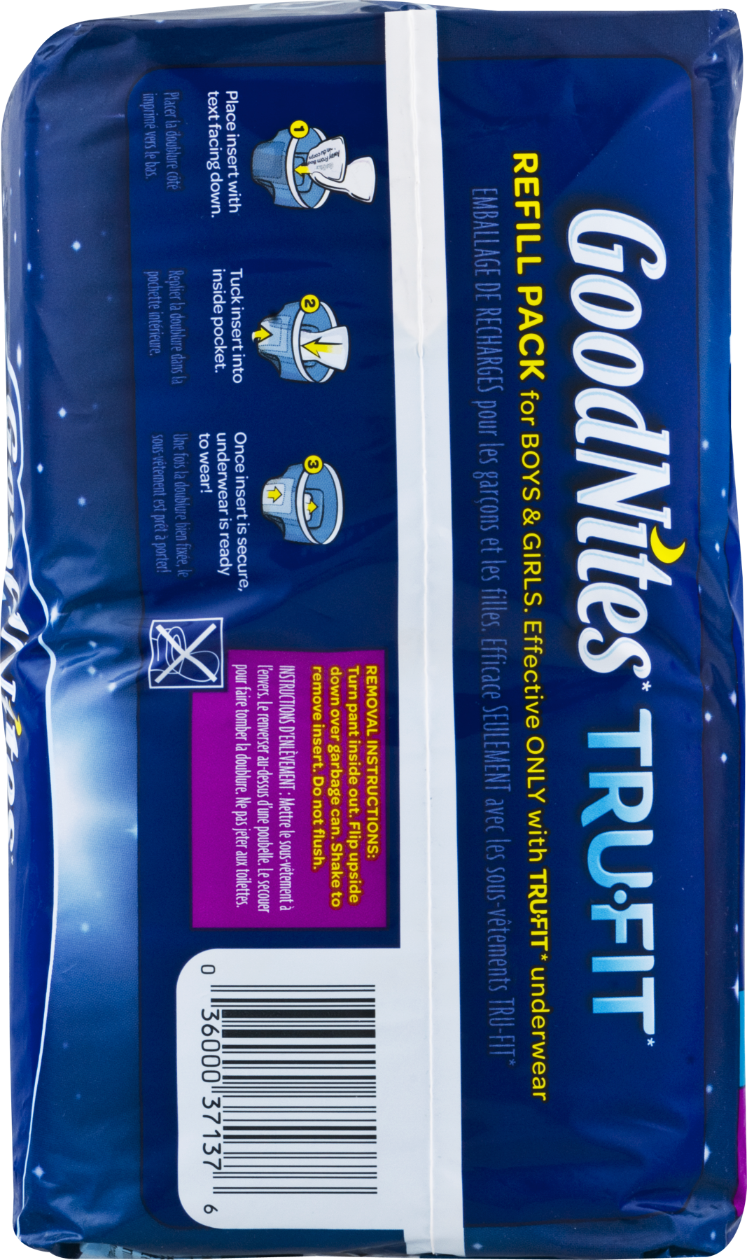 GoodNites TruFit Refill Pack Disposable Absorbent Inserts for Boys & Girls L/LX - 16 CT - image 4 of 13