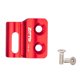 thumbnail image 4 of Patilla de Cambio Delantera para Bicicleta, Aleación de Aluminio CNC, Pieza Adaptadora de Cambio Delantero, Engranaje de Cuadro para Bicicletas de Car CG22 Rojo, 4 of 8