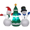 Gemmy Snowmen With Tree Inflatable