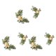 thumbnail image 5 of Cateissary Letreros de boda de flores de imitación, buena textura, apariencia realista, exquisito juego de botín hecho a mano, champán apto Type1 NO1, 5 of 6