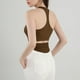 thumbnail image 3 of Sujetador deportivo para mujer, Tops cortos de entrenamiento con almohadilla en el pecho extraíble para Yoga, gimnasio, Fitness, 2 uds., 3 of 5