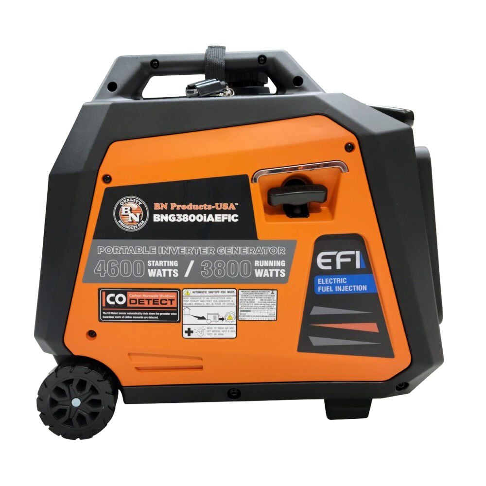 Bn Products 4600 Watt Rated Gas Powered 50 State Portable Inverter Generator With Co Detect