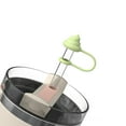 thumbnail image 2 of Poop Silicone Straw Covers for Stanley Tumblers, Compatible with 30oz & 40oz, Fits 10mm Straws, Fun & Secure Cap Outdoor Straw Sleeve Overflow Stopper (2 Pack, Green), 2 of 3