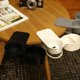 thumbnail image 3 of Soporte para vasos con clip para mesa, escritorio, abrazadera lateral para tazas de café, té, tazas, teléfono móvil Negro, 3 of 7