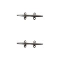 thumbnail image 1 of Speravity Boat Bollard Universal Stainless Steel Marine Mooring Cleat Boats Accessories Docking Bollards Component Dock Replace Yacht Como se muestra 2piezas Speravity CBP445943, 1 of 6