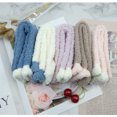 Non Slip Thermal Socks Hospital Fuzzy Socks with Grips for Women Fluffy