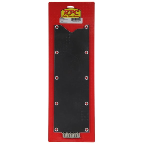 Racing Power Co-Packaged Billet LS1 Valley Cover Plate Black