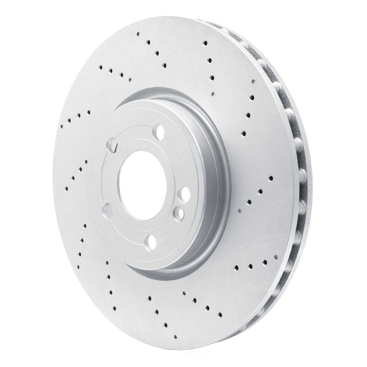 Dynamic Friction Company 920-63185 DFC Hi-carbon Alloy Geomet Coated Rotor - Drilled