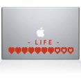 thumbnail image 1 of The Decal Guru Life Heart Meter MacBook Decal Vinyl Sticker - 13" MacBook Air - Orange (1227-MAC-13A-P), 1 of 1