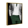 thumbnail image 3 of Stupell Industries Man In Suit Trendy Fashion Graphic Art Metallic Gold Floating Framed Canvas Print Wall Art, Design by Beth Ann Lawson, 3 of 6
