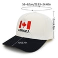 thumbnail image 3 of PMVFHDE Unisex Baseball Cap Canada Day Embroidered Hat Street Hip Hop Style Adjustable Soft Top Baseball Cap, 3 of 6