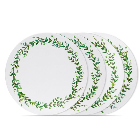 Lacupella Cake Board Leaves Wreath 10 inch Pack of 4