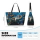 thumbnail image 4 of Fotbe Ocean Coral Turtle Bolsa de Viaje para Playa - Resistente al Agua, Bolsa Tote de Gran Capacidad y Ligera con 7 Bolsillos para Mujeres y Hombres, 4 of 7