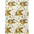 thumbnail image 2 of 54"x72" Cute Gnome and Clover Rectangle Tablecloth, St. Patrick's Day Kitchen Decoration, Rectangular Table Cover for Party Holiday Hotel BBQ-Machine Washable, 2 of 7