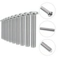 thumbnail image 1 of ELAYARD 10 Pcs Vis pour Tête de Poêle en Bois Argenté Installation Intérieure en Acier Inoxydable, 1 of 6