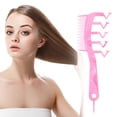 thumbnail image 4 of Z-Shaped Hairdressing Comb for Home Styling Scalp Massage and Hairline Definition, 4 of 4