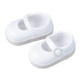 thumbnail image 3 of Almencla Doll Shoes Costume Accessories Dollhouse for Ob11 Action Figure Body 1/12 Dolls Dress up Silicone Miniature Shoes Tiny Shoes White, 3 of 8