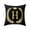 A, variant on Partheme 18x18 in Throw Pillow Covers Gold English Alphabet Rustic Decorative Square Throw Pillow Covers Letter Monogram Initial Black Cushion Case for Sofa Couch Farmhouse Home Decoration , B