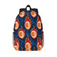 thumbnail image 1 of Disketp American Football and Fire Flames Mochila Escolar de 15 Pulgadas, Mochila Ligera para Estudiantes, Viajes y Trabajo, Cómoda y Resistente para el Uso Diario, 1 of 6