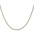 thumbnail image 2 of Avariah Diamonds Solid 14K Yellow Gold 2.1mm Flat Wheat with Lobster Lock Chain - 20", 2 of 8