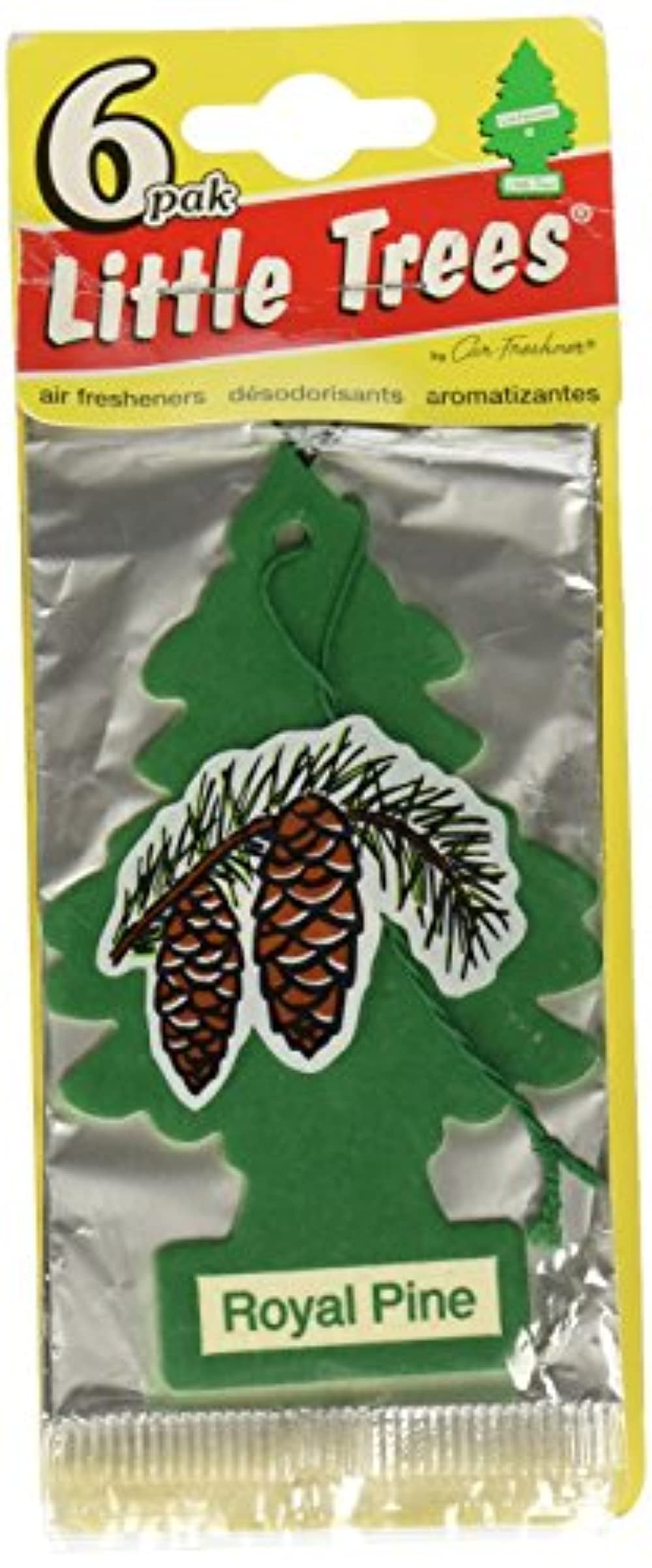 LITTLE TREES Car Air Freshener Hanging Paper Tree for Home or Car Royal