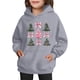 thumbnail image 4 of Sudadera con capucha para niñas y niños, sudadera de manga larga con cuello redondo y estampado de moda, jersey con bolsillo, sudadera de poliéster para niñas, 4 of 8